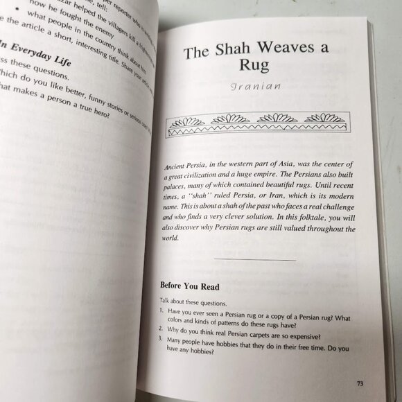 NEW World Folktales Anthology of Multicultural Folk Literature Paperback Book Co - Picture 12 of 16